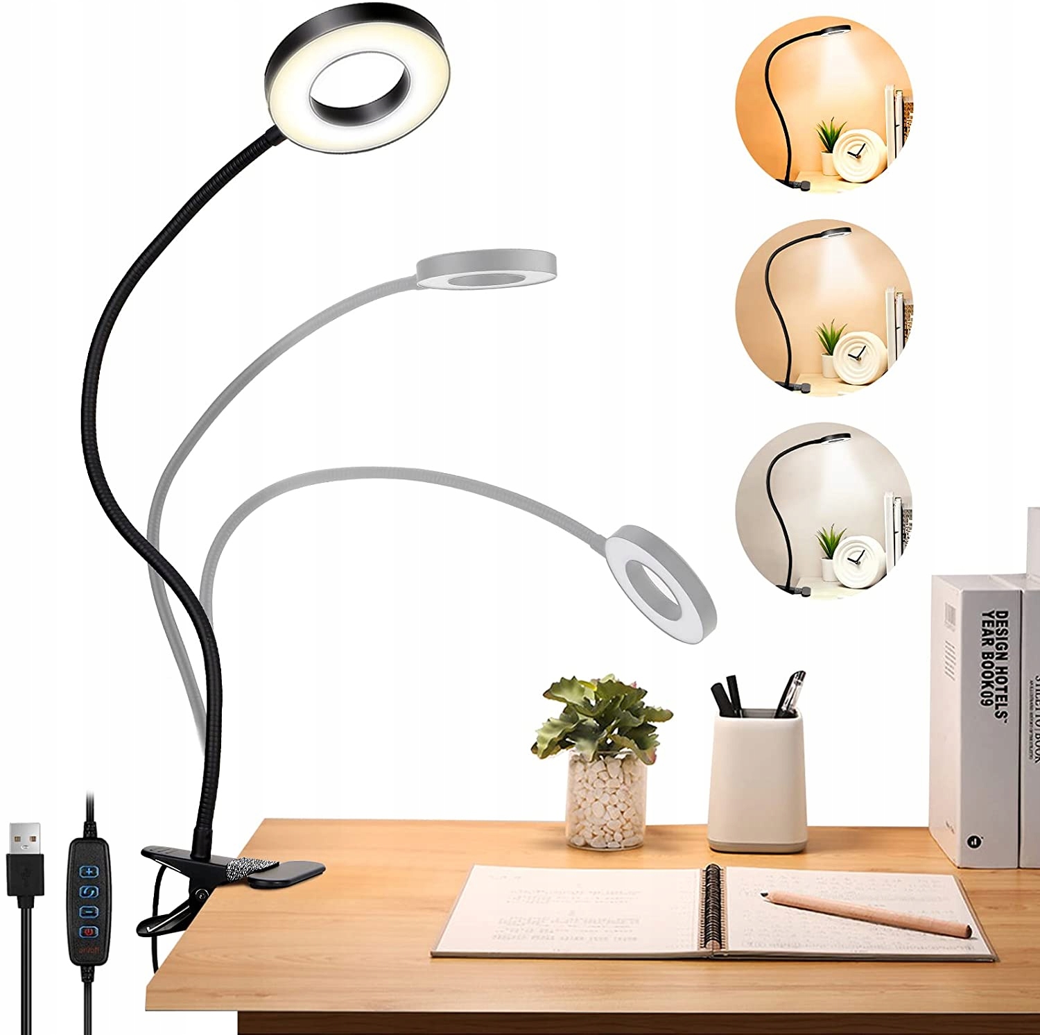 

Lampka Zaciskowa Lampa Do Czytania Na Łóżku 48LED