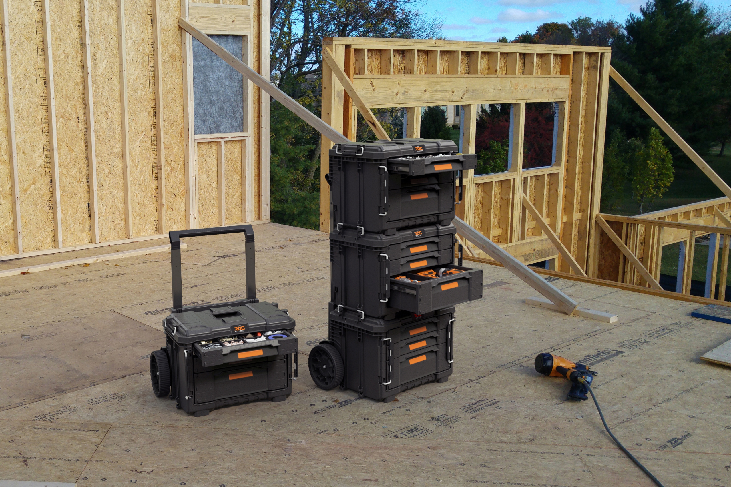 Skrzynka XL z 3 szufladami Keter ROC PRO GEAR 2.0 Narzędziowa Modułowa Marka Keter