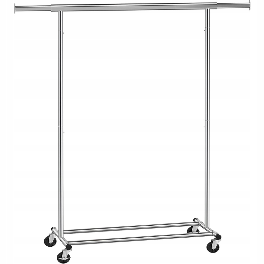 Stojan na oblečení Přenosná šatní skříň na kolečkách Skříň na kolečkách