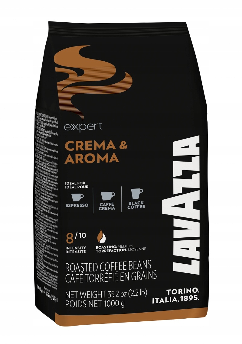 Levně Káva Lavazza Crema Aroma Expert, zrnková, 1 kg
