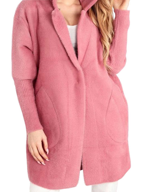 

Płaszcz Alpaka Długi Płaszczyk Wełna Kurtka S