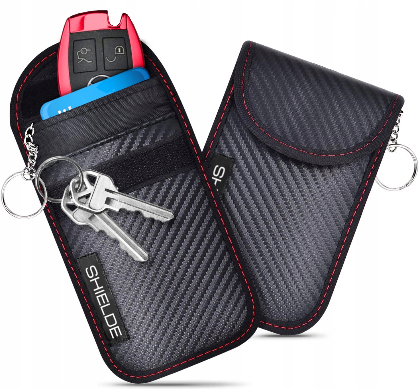 

Etui Na Kluczyk Rfid Blokada Fal Keyless Karbon