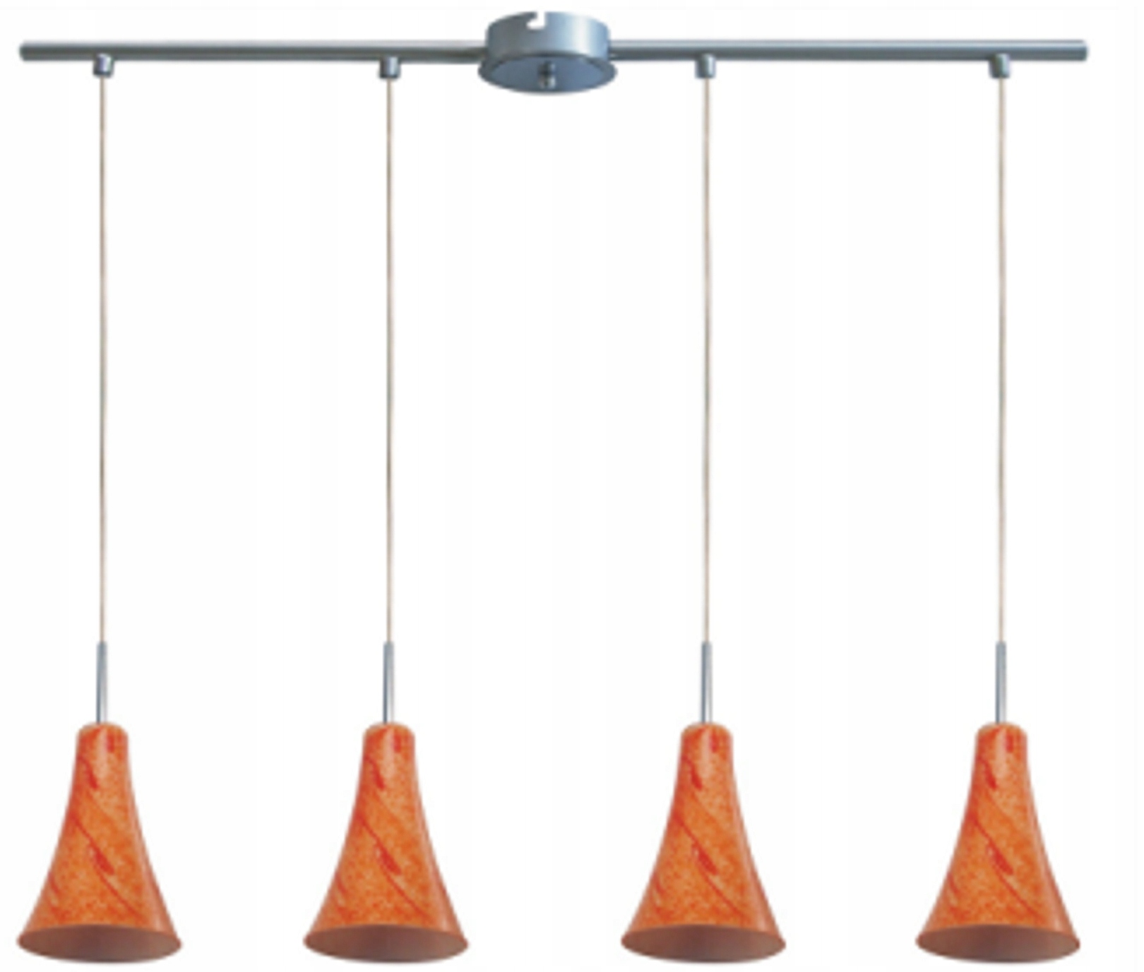 Závěsná lampa Candellux Lighting Rufi 4 světelné body E14