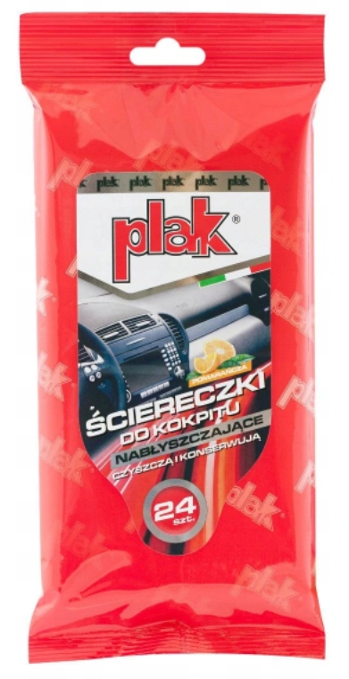 Plak Ściereczki czyszczące Chusteczki Nawilżane Do Kokpitu Samochodu Auta