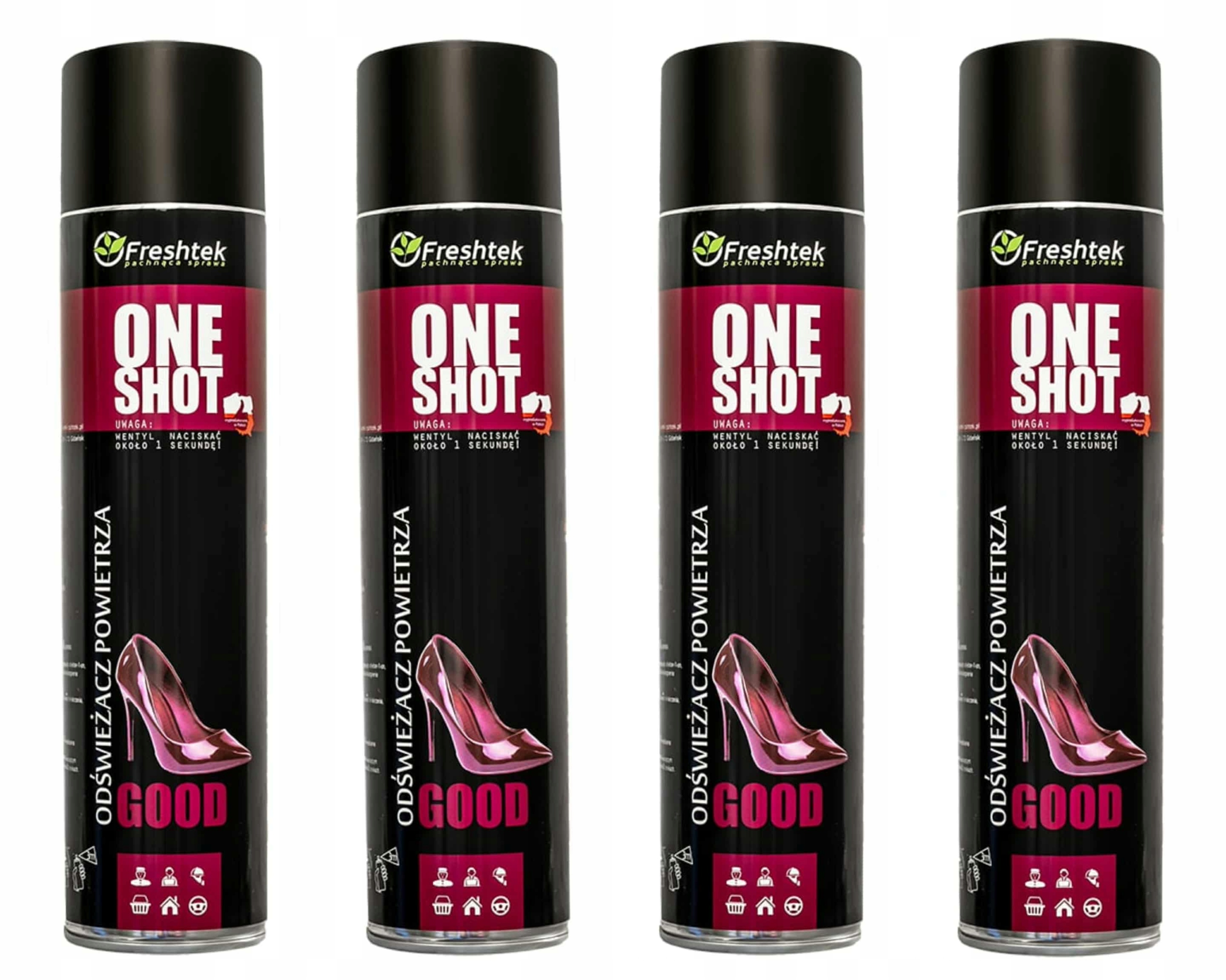 Set 4 ks Freshtek Good 600 ml Osvěžovač vzduchu