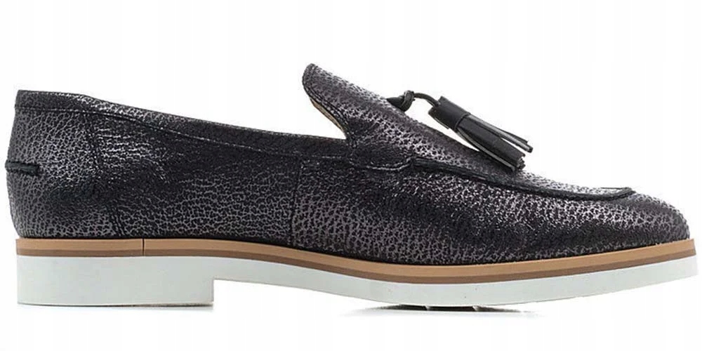 Geox Dámské mokasíny Janalee Respira velikost 37 černé, přírodní kůže.