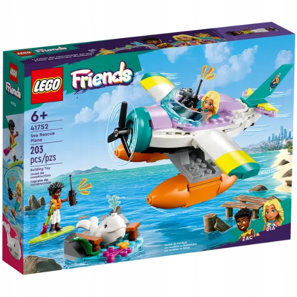 Klocki LEGO Friends 41752 Hydroplan ratowniczy 6+ (Elementy: 203)