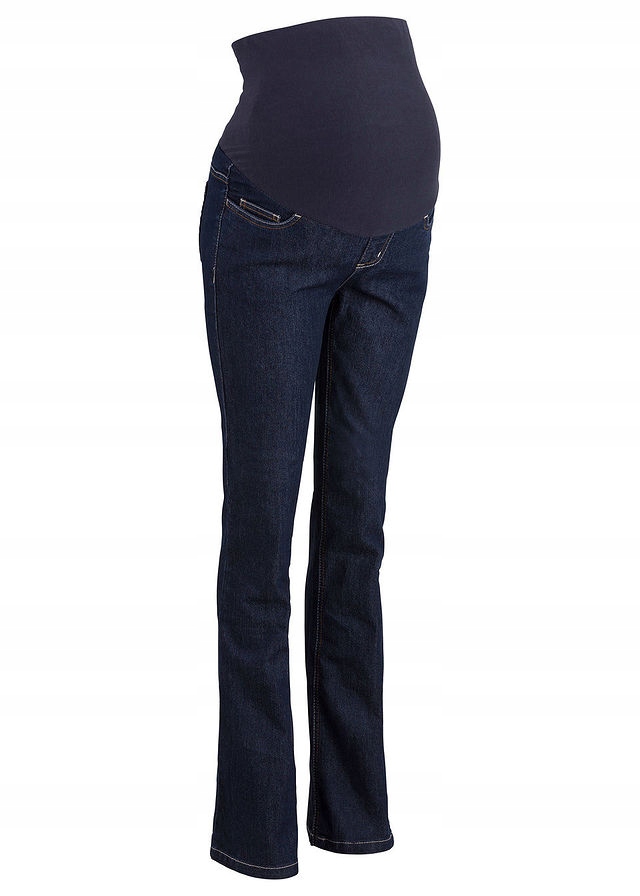 Z1197 DŻINSY CIĄŻOWE BOOTCUT SUPERSTRETCH R.42