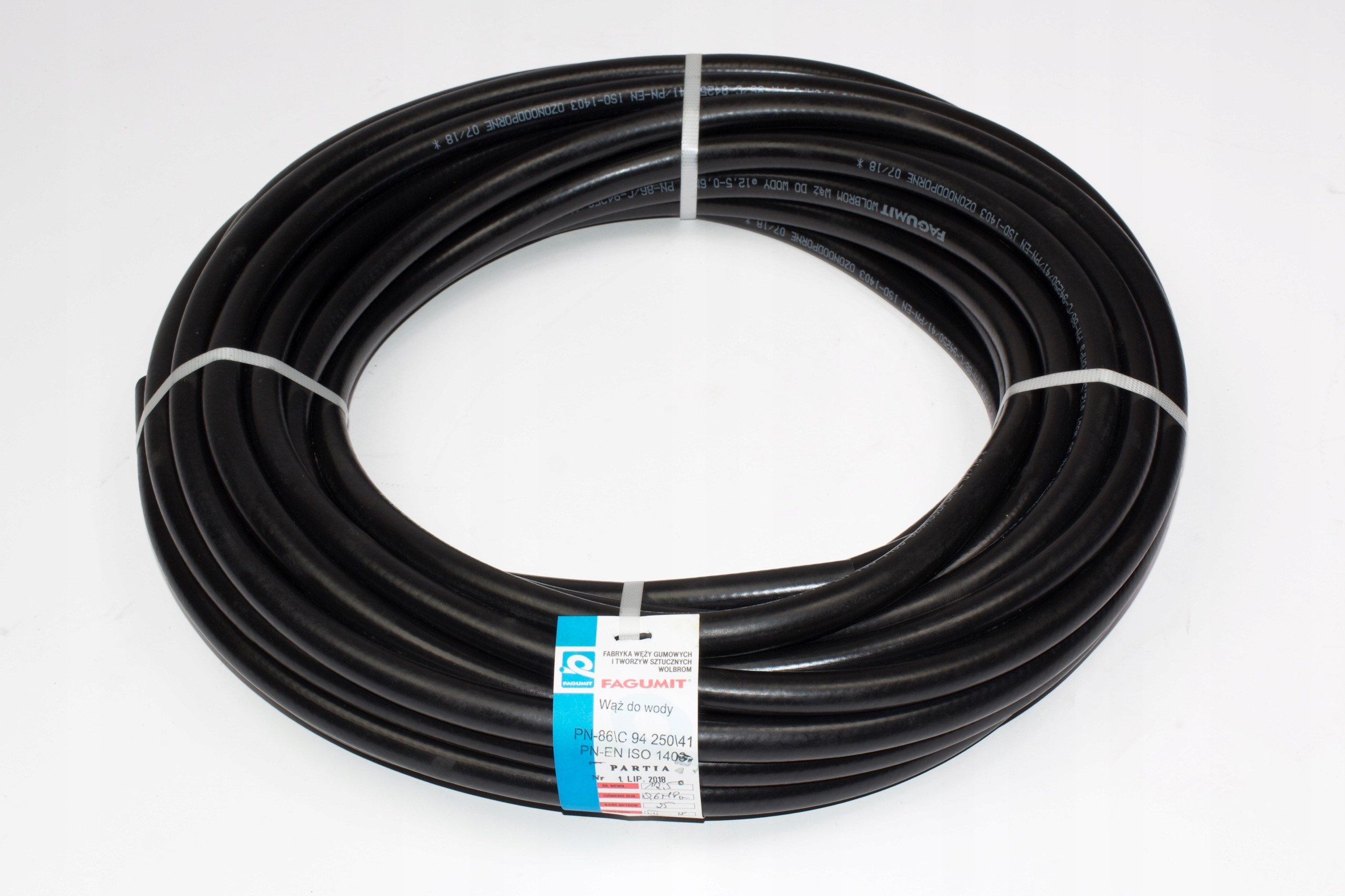 

Wąż Przewód Gumowy Do Wody 18 mm 0,6 MPa Fagumit