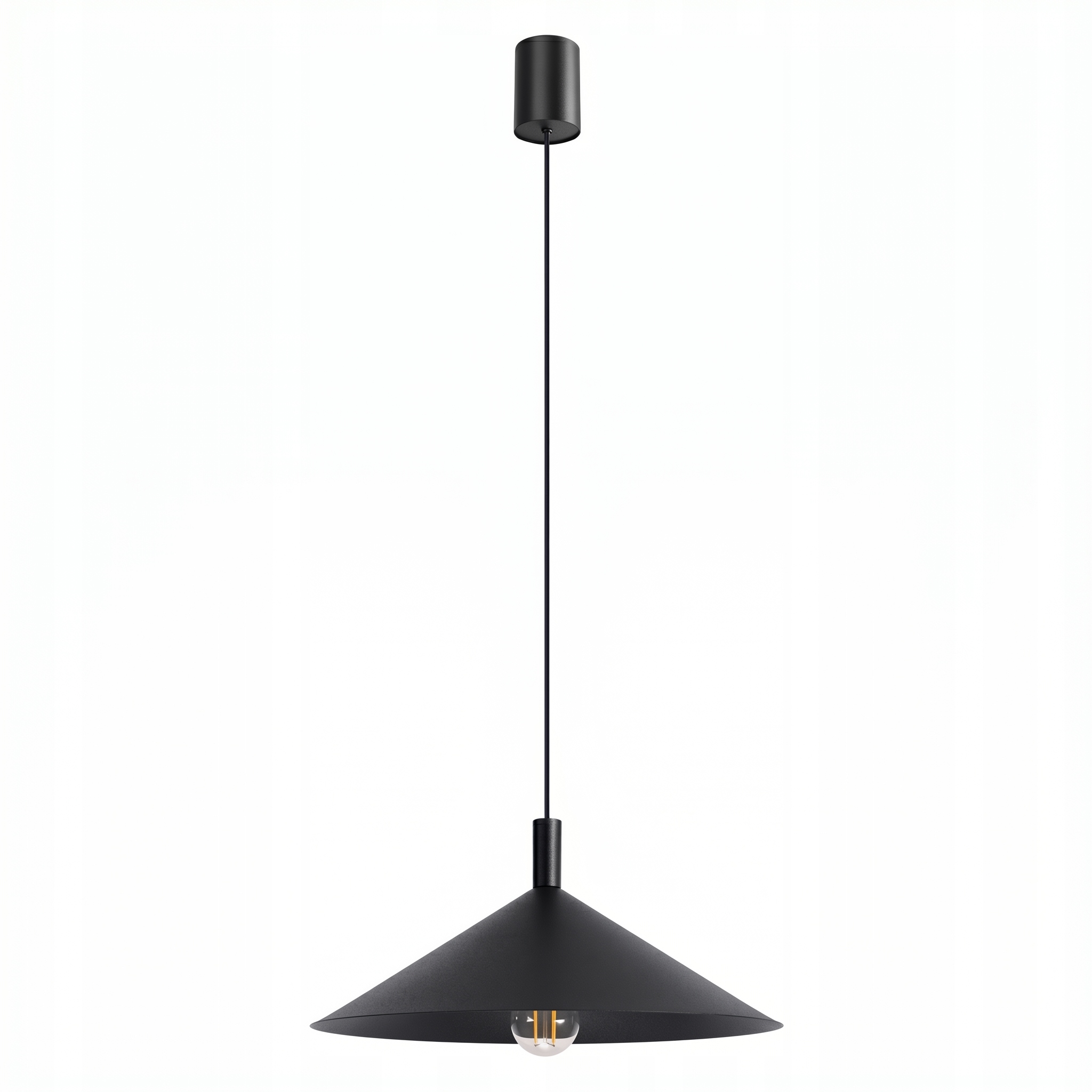 Závesná lampa Nox 40 čierna Stropné osvetlenie loft industrial Sollux