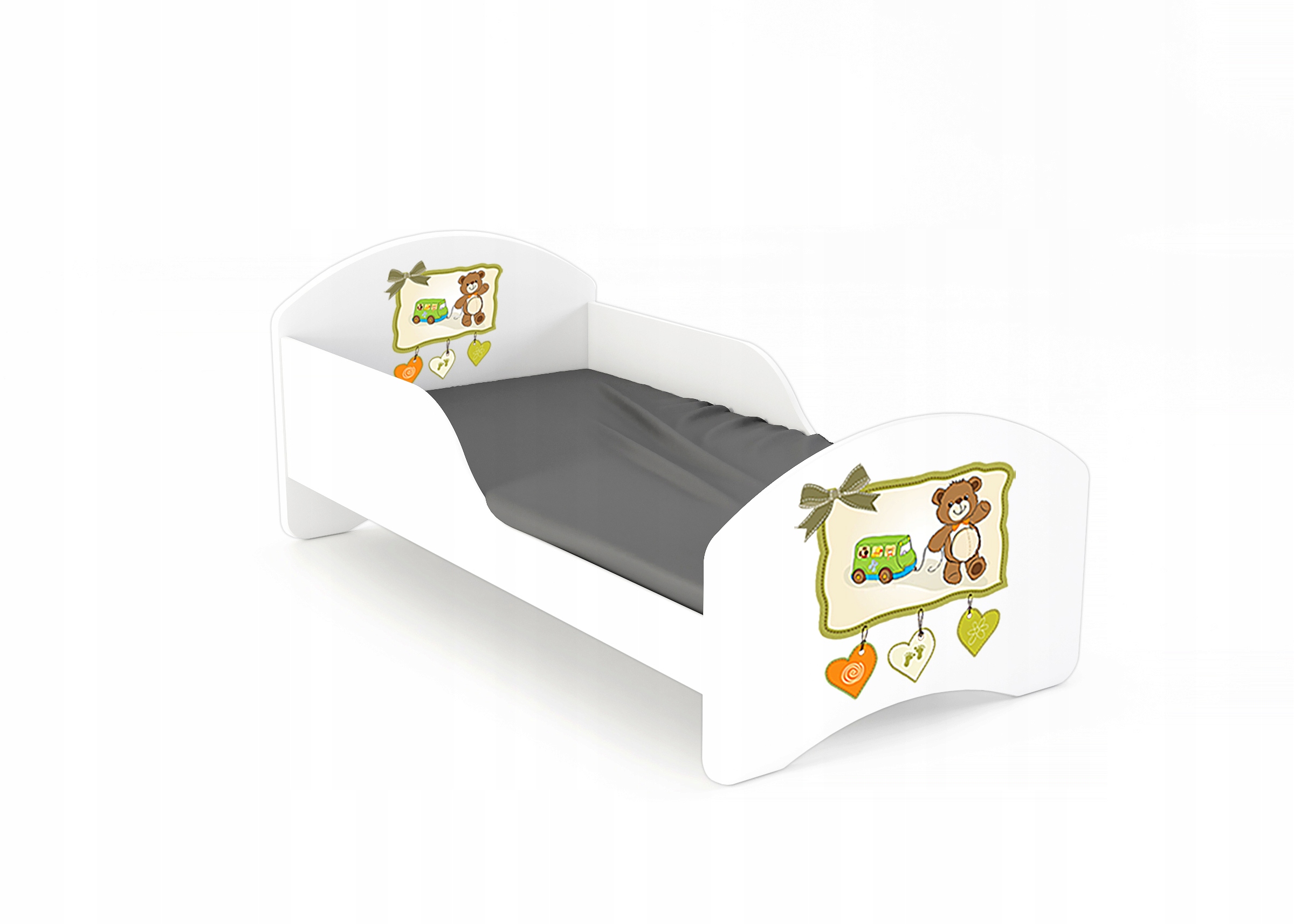 Łóżko dziecięce łóżeczko LEO2 140x70 materac Wysokość mebla 67 cm