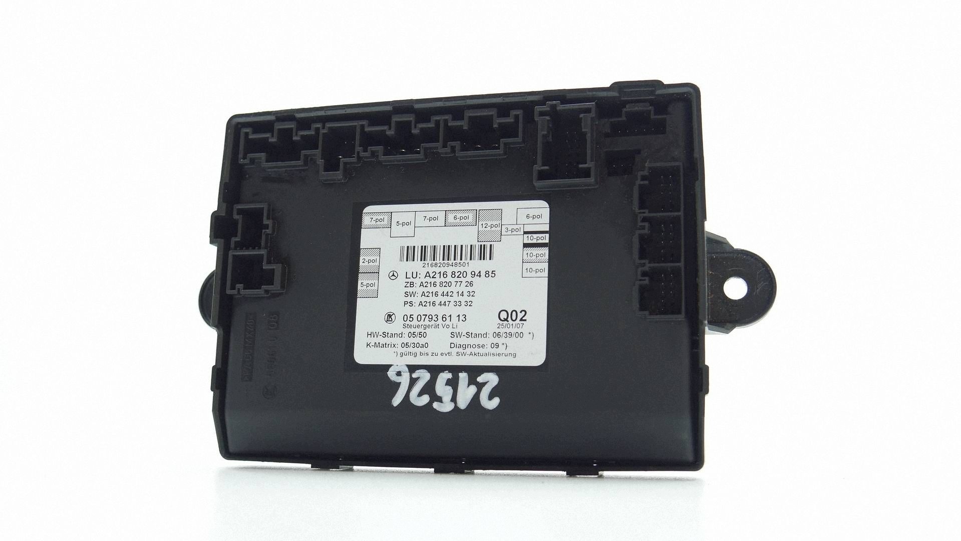 modul SITZ MERCEDES CL W216 A2168209485