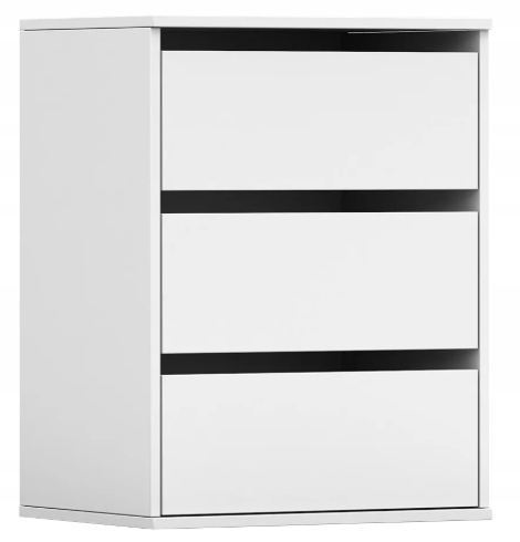 KONTENEREK II DO SZAFY UNIWERSALNY BIAŁY MAT szuflady PRODUCENT