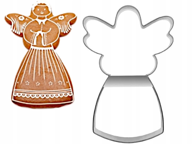 

Foremka Anioł 20,0 cm wykrawacz anioła, aniołki