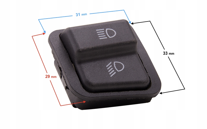 PRZEŁĄCZNIK ŚWIATEŁ DŁUGIE KRÓTKIE WKŁADKA SKUTERY Producent Moretti