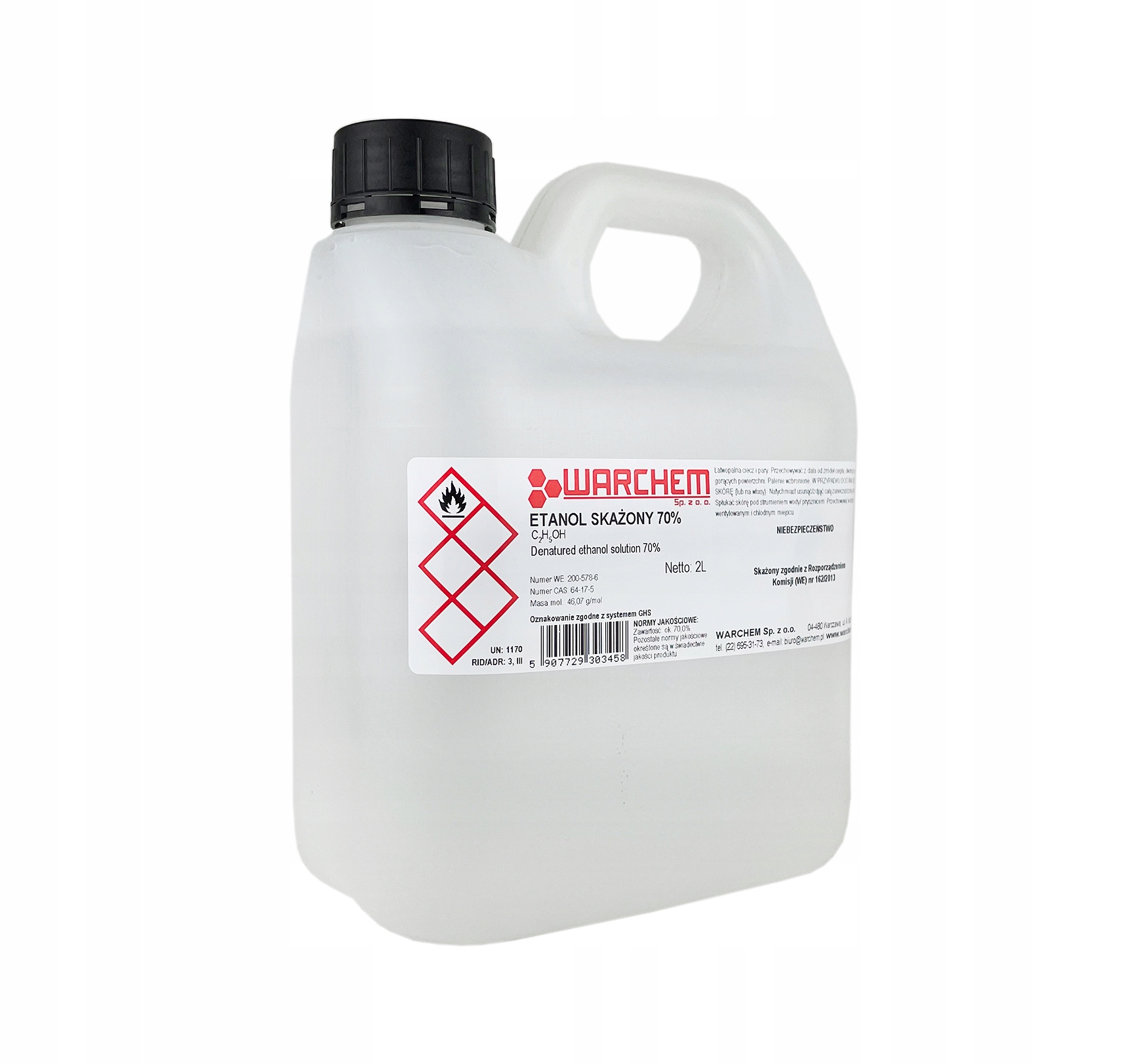 

Etanol Skażony 70% 2L