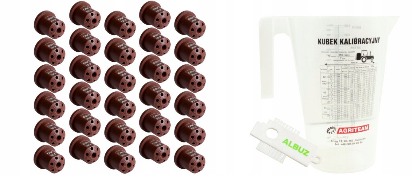 КОМПЛЕКТ НАСАДОК ДЛЯ БАЛКИ 15M ESI 110 05 ALBUZ + БЕЗКОШТОВНО