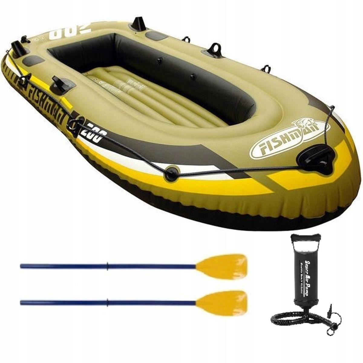 Ponton dmuchany Fishman 218cm wiosła pompka