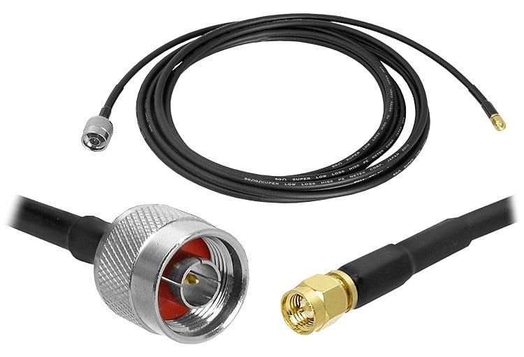 

Kabel Przedłużacz Anten Lte Gsm 5G 5m N Sma H155