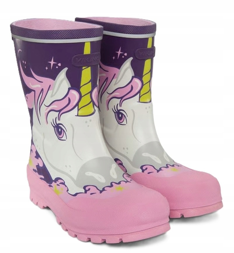 Kalosze Dziecięce Viking Jolly Purple/multi R.27