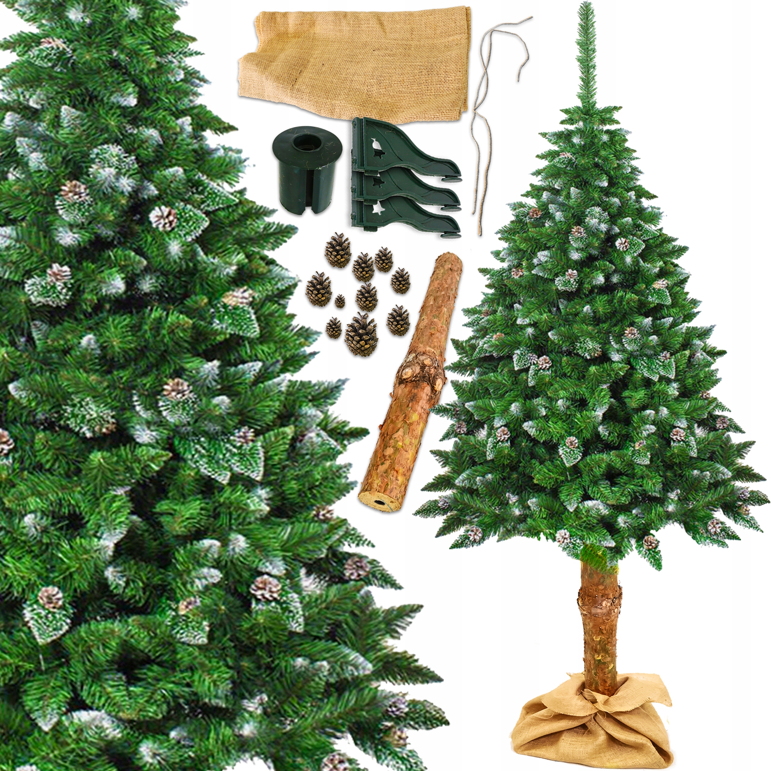 

Choinka Sztuczna Na Pniu Sosna Diamentowa 140 CM