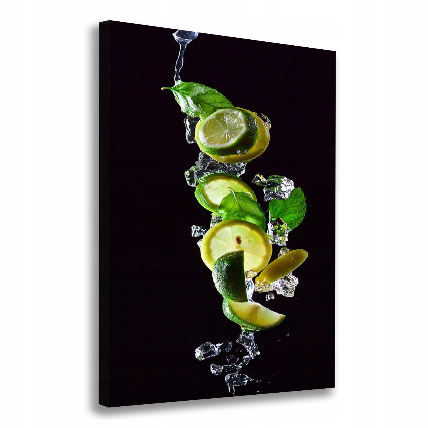 

Foto obraz na płótnie Limonka i cytryna 70x100 cm