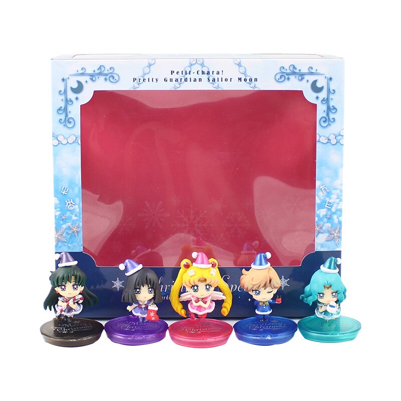 5 sztuk/partia Anime Christmas Doll PVC model