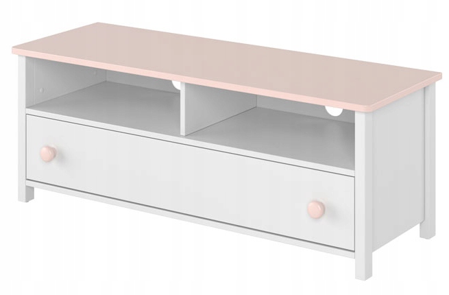 Szafka RTV Lenart LUNA 120 x 46 x 42cm biała - WYSYŁKA DO 7 DNI !!!