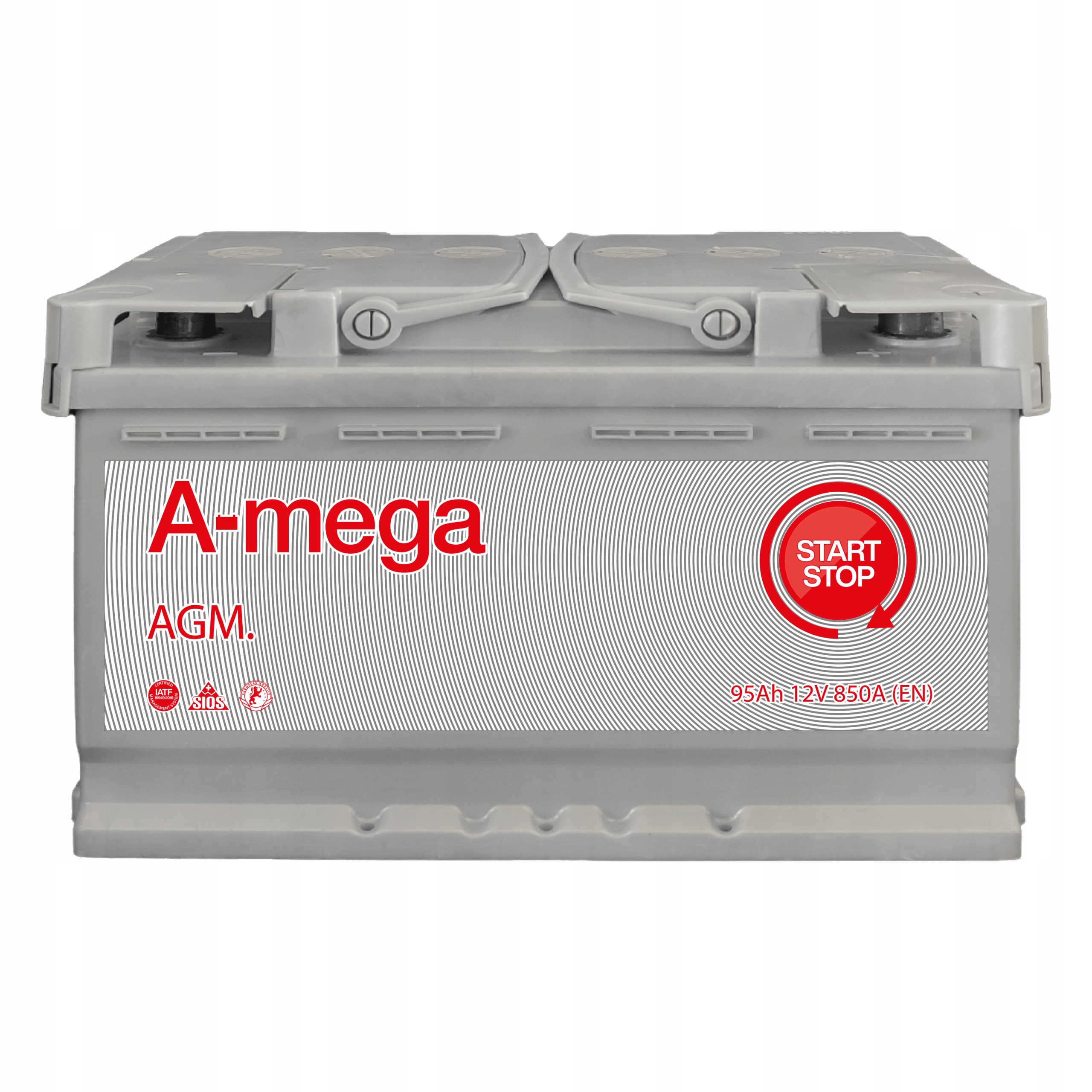 6СТ-95-А3 - Акумулятор AMEGA AGM 12V 95ah 850A start / stop