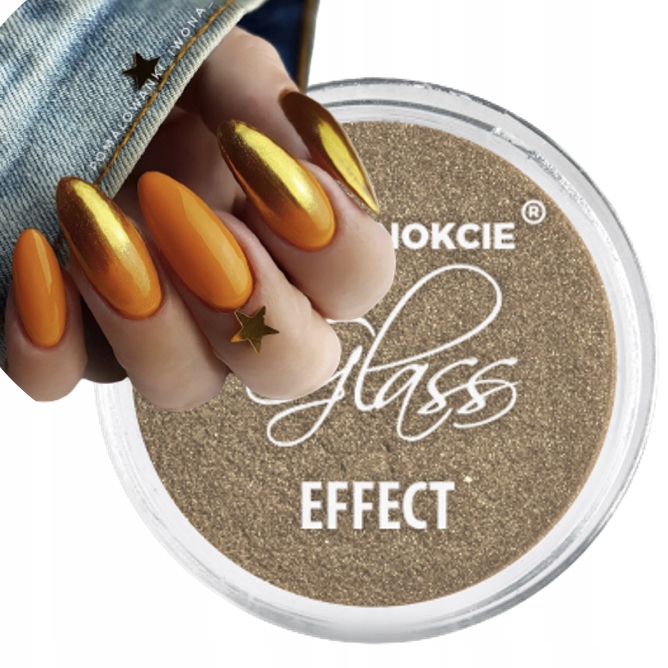 

Pyłek efekt lustra Glass Effect Golden Nr 1