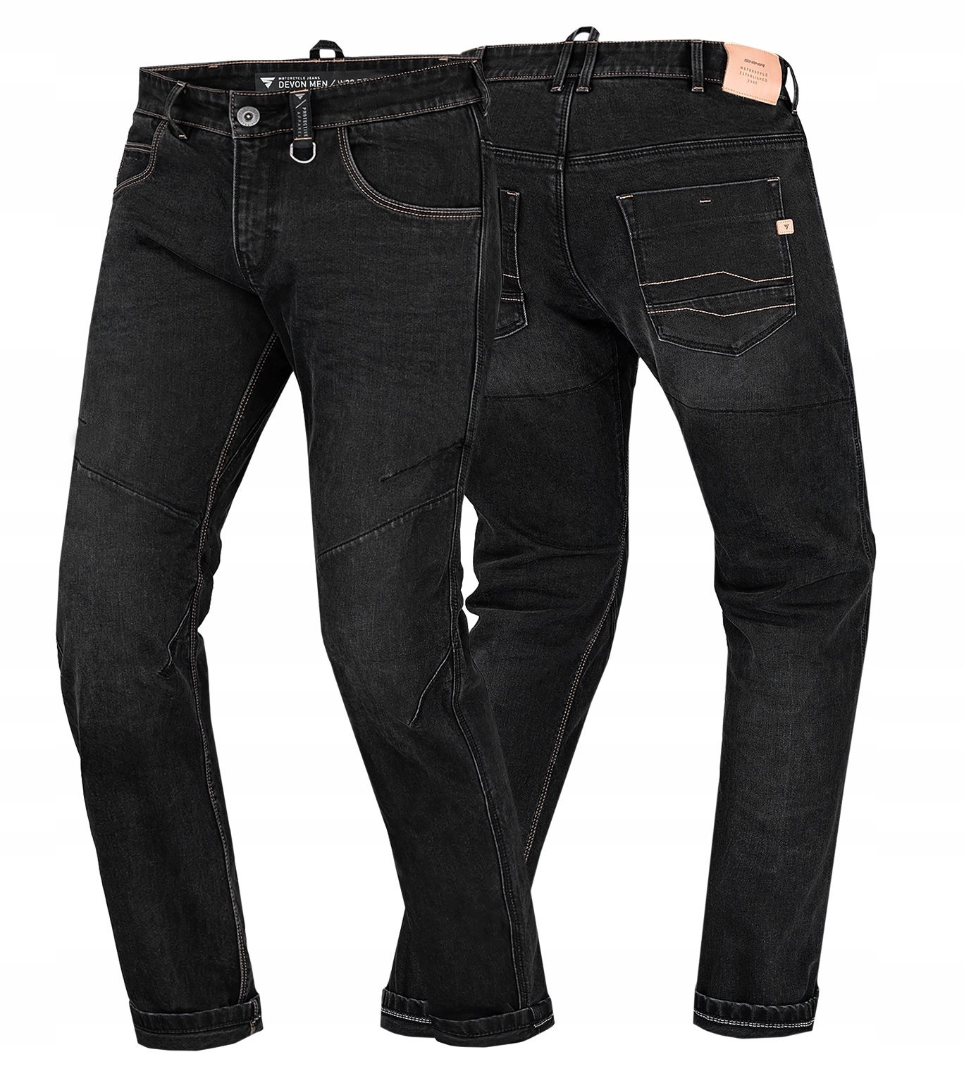 SHIMA DEVON MEN Black Long Spodnie motocyklowe EAN (GTIN) 5904012605336