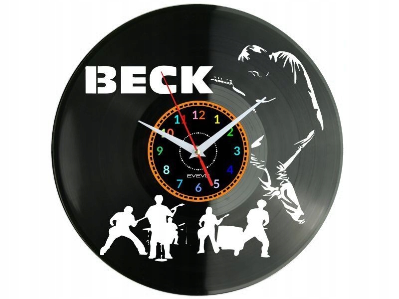 Beck Dárek Originální dekorace do domu Hodiny z vinylové desky