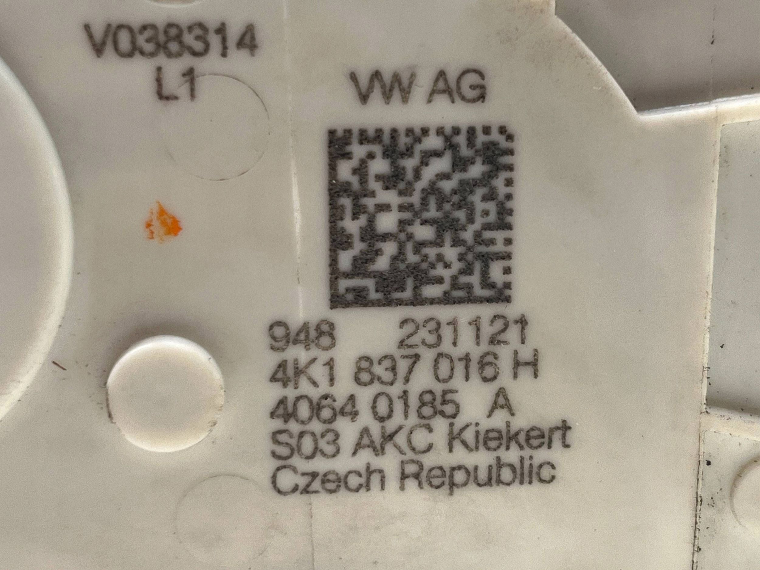 AUDI A6 C8 lock door right front 4K1837016H @M