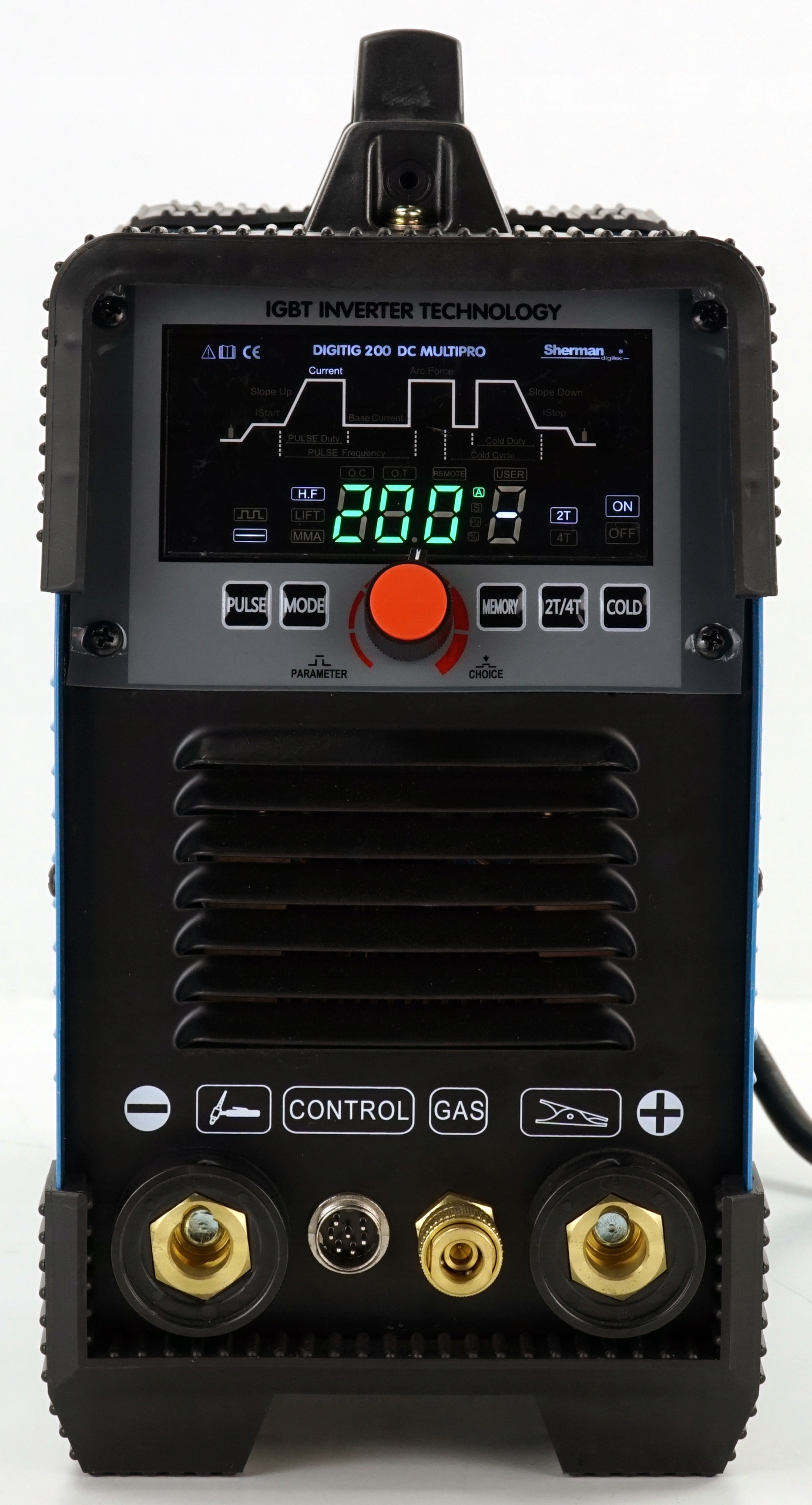 SPAWARKA TIG 200 DC Puls HF inwertorowa LCD MMA Marka Sherman