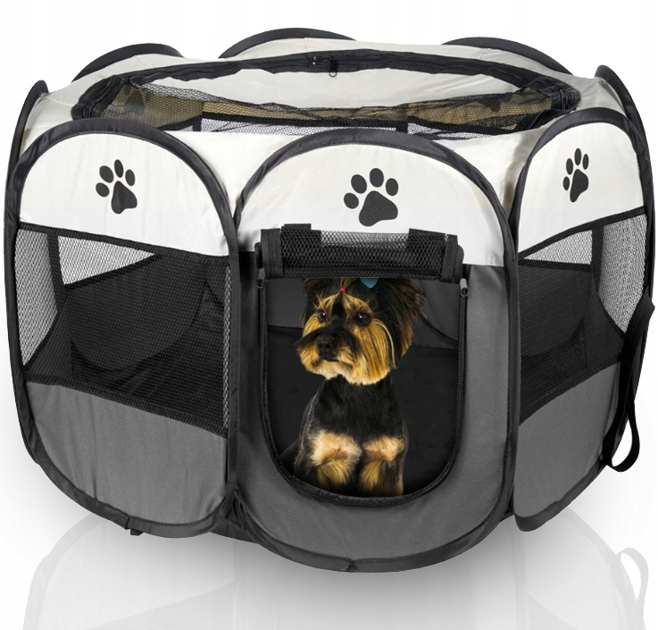 Levně Skládací Kotec Pelíšek Klec Pro Psa Kočku 82x82