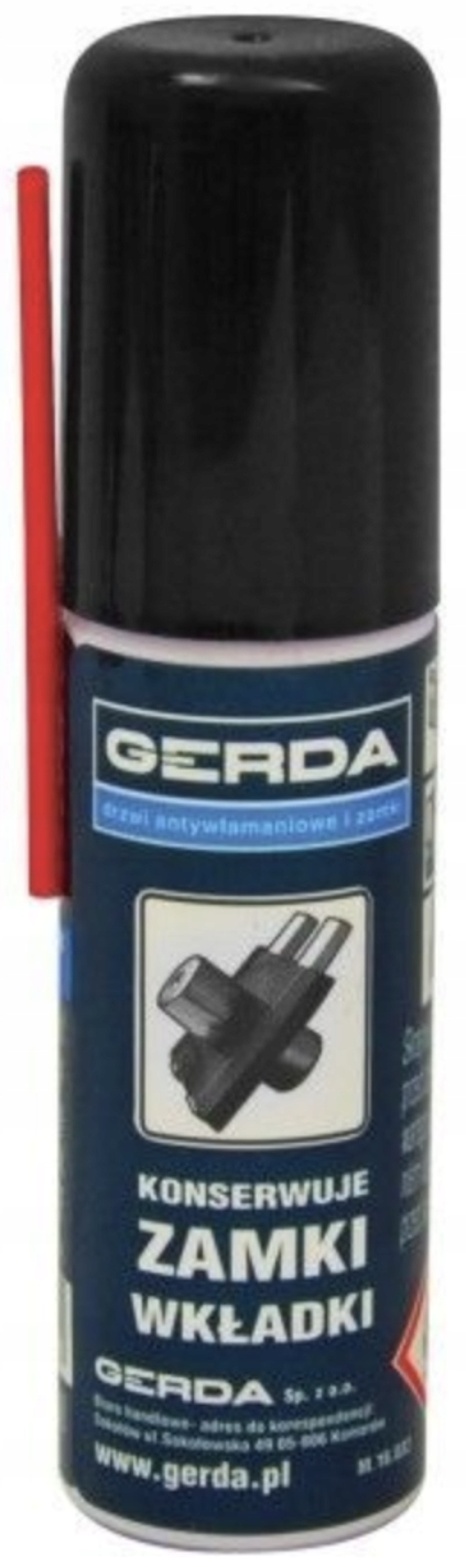 

Preparat Do Konserwacji Wkładek Zamków Gerda 25ML