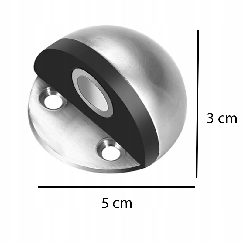 ODBOJNIK ODBÓJ DO DRZWI METALOWY MAGNETYCZNY STOPER OGRANICZNIK OKRĄGŁY Kod producenta ODD0804