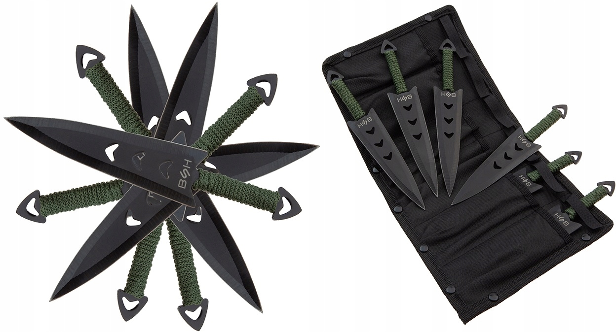 

Nóż Rzutka Shuriken Noże Do Rzucania Zestaw 6 Szt