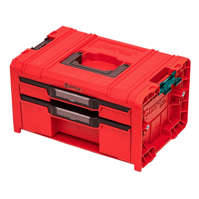 Box Na Nářadí Qbrick Pro Drawer 2 Toolbox 2.0EXP.RED Skřítek N7486
