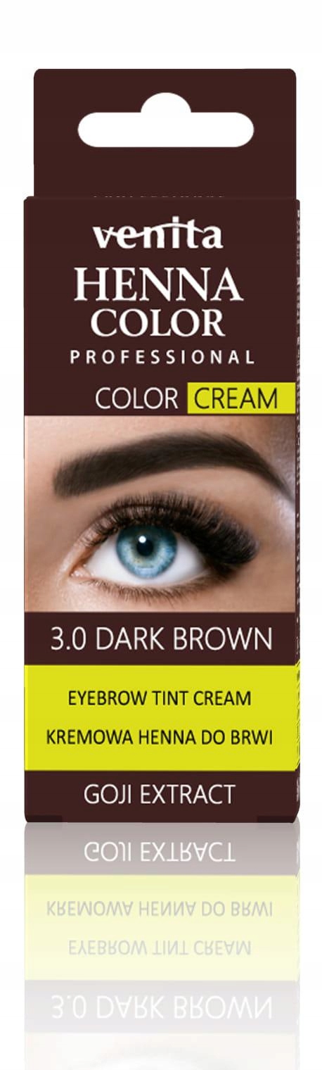 

Venita Henna/brwi Krem 3.0 Ciemny Brąz