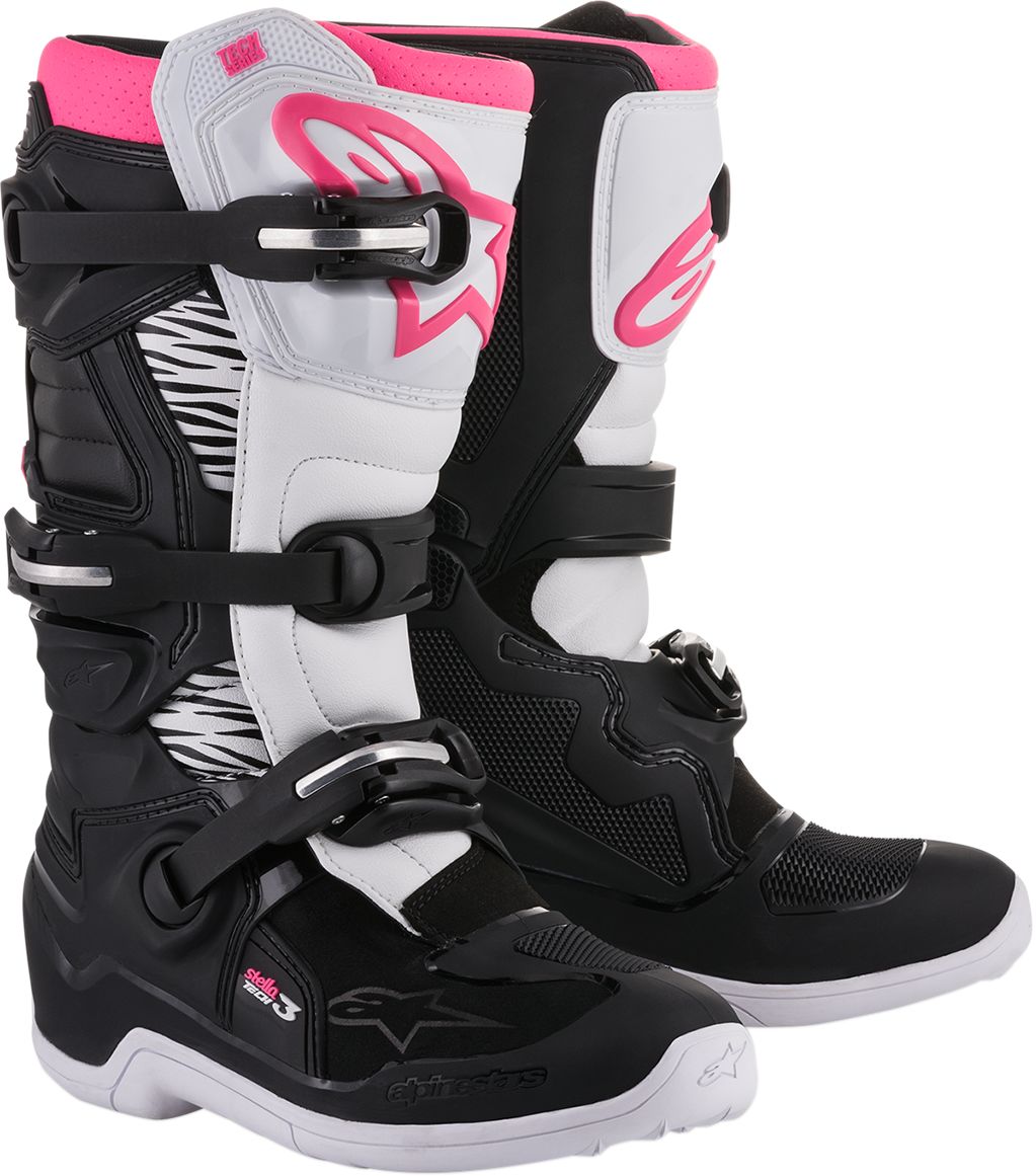Dámske Topánky Alpinestars Tech 3 Bk/wt/pk 9 (41)