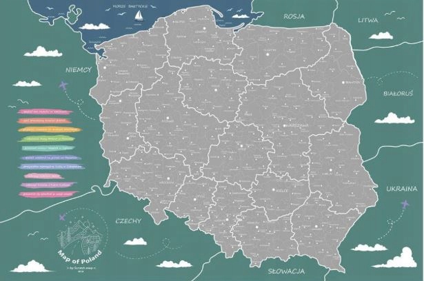 

Mapa Polski Do Zdrapywania Srebrna Zdrapka