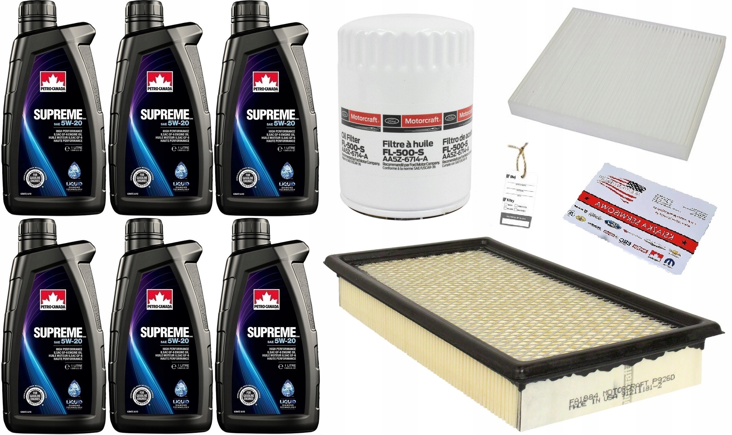 PETRO-CANADA 5W-20 6L + FILTRY EXPLORER 3,5 11-19