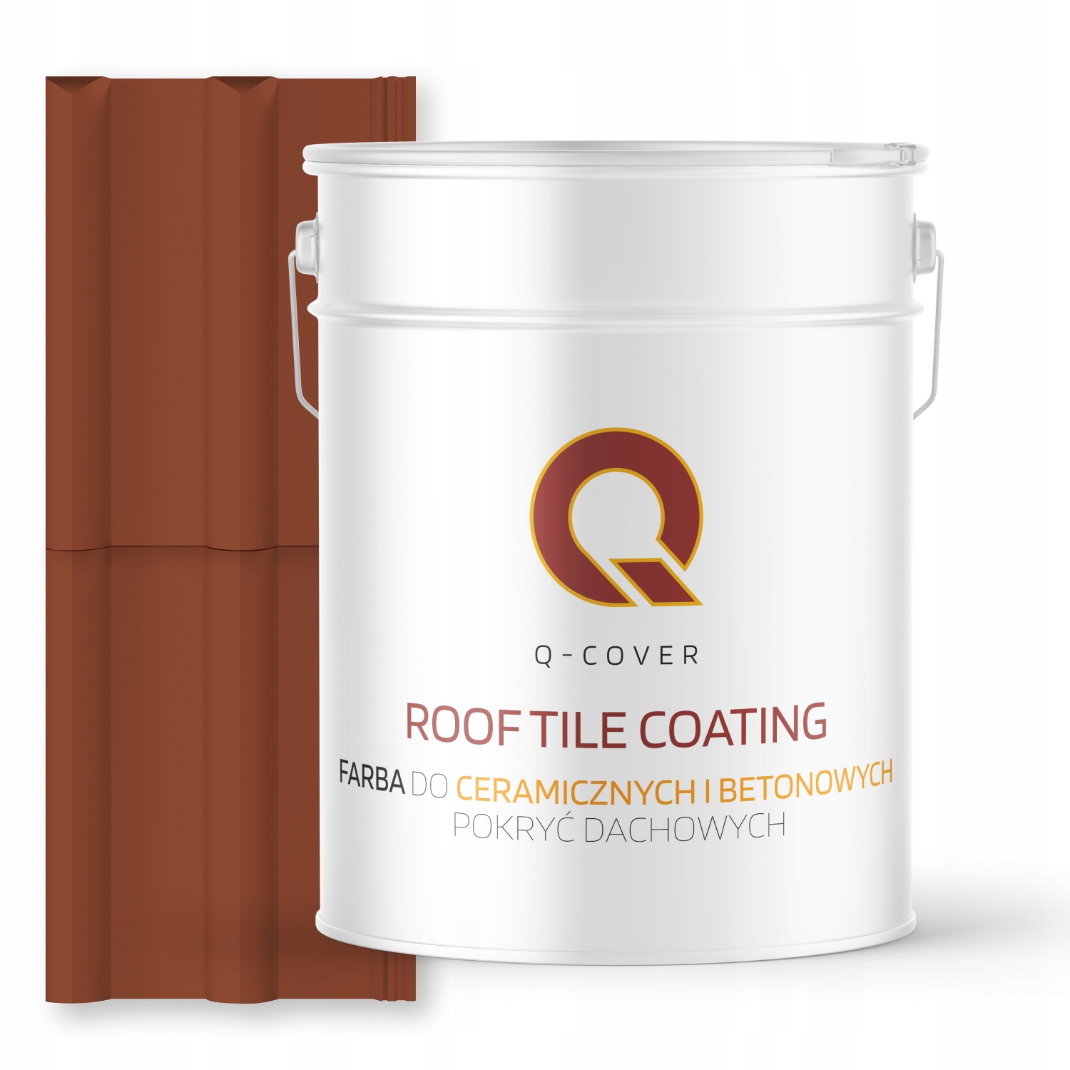 Farba Na Keramické Betónové Strechy, Tehlová, Ral 8004 10 L, Polomatná