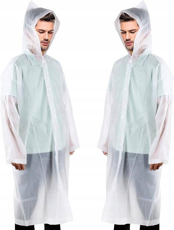 PRZECIWDESZCZOWA PELERYNA PŁASZCZ WODOODPORNY Z KAPTUREM PONCHO DUŻY EAN (GTIN) 5904161142300