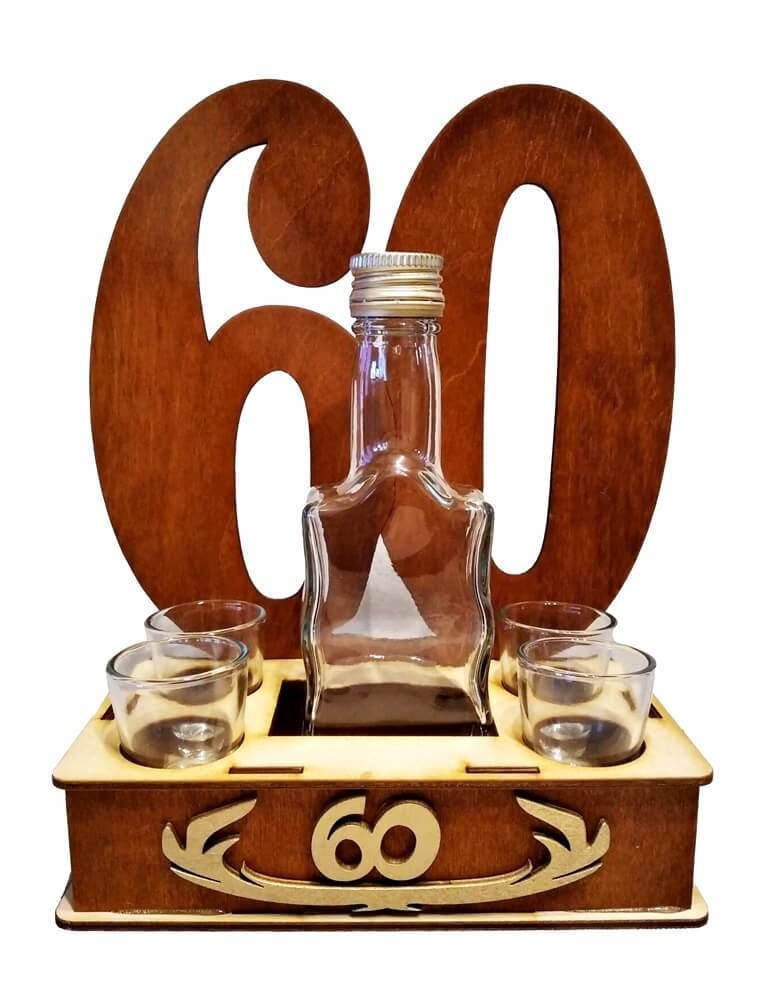 

Kieliszki Karafka zestaw prezentowy Urodziny 18-60