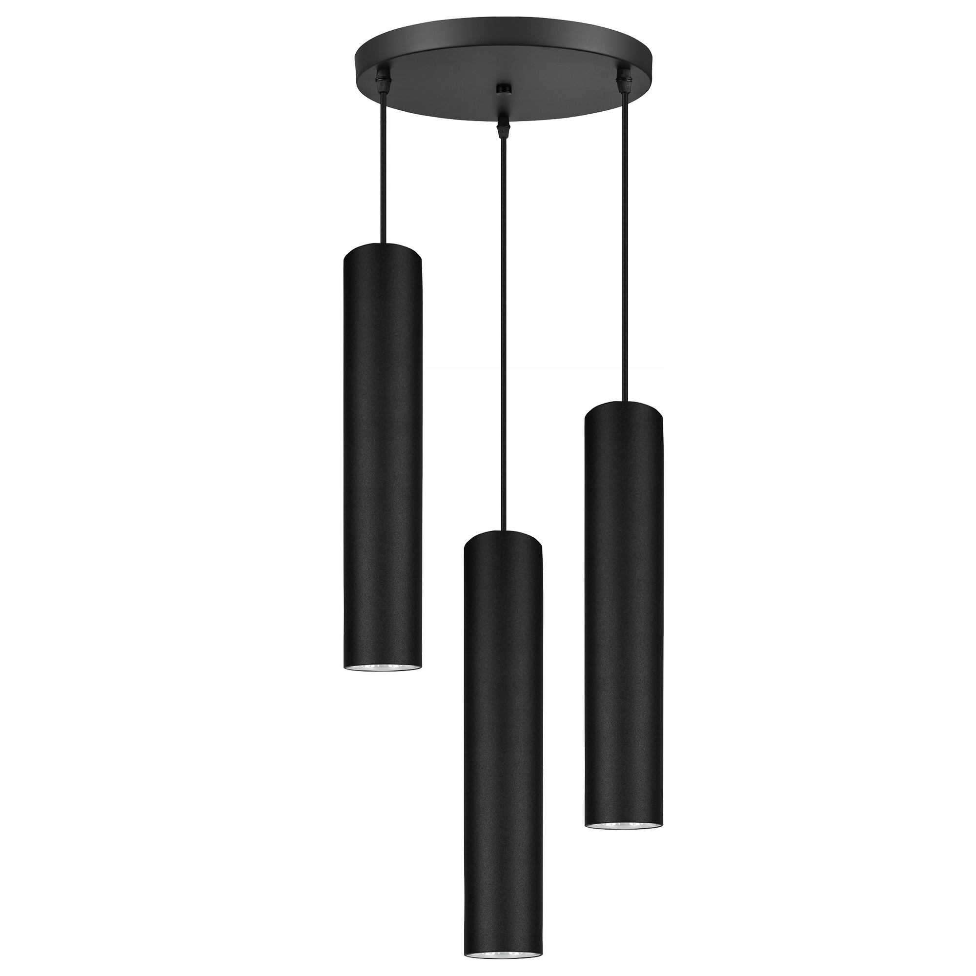

Lampa Wisząca Żyrandol Plafon Tuby Metal Led GU10