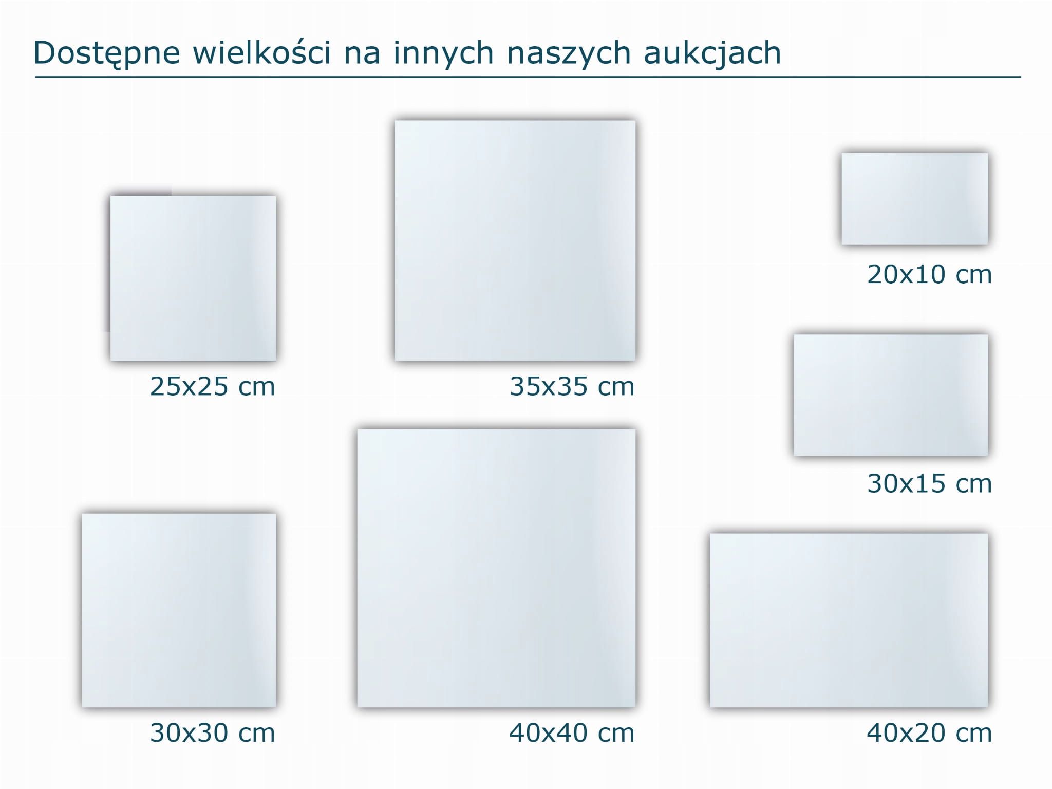 SZKLANA PODSTAWKA POD ZNICZE z LUSTRA 569h 40x40cm Długość (cm) 40