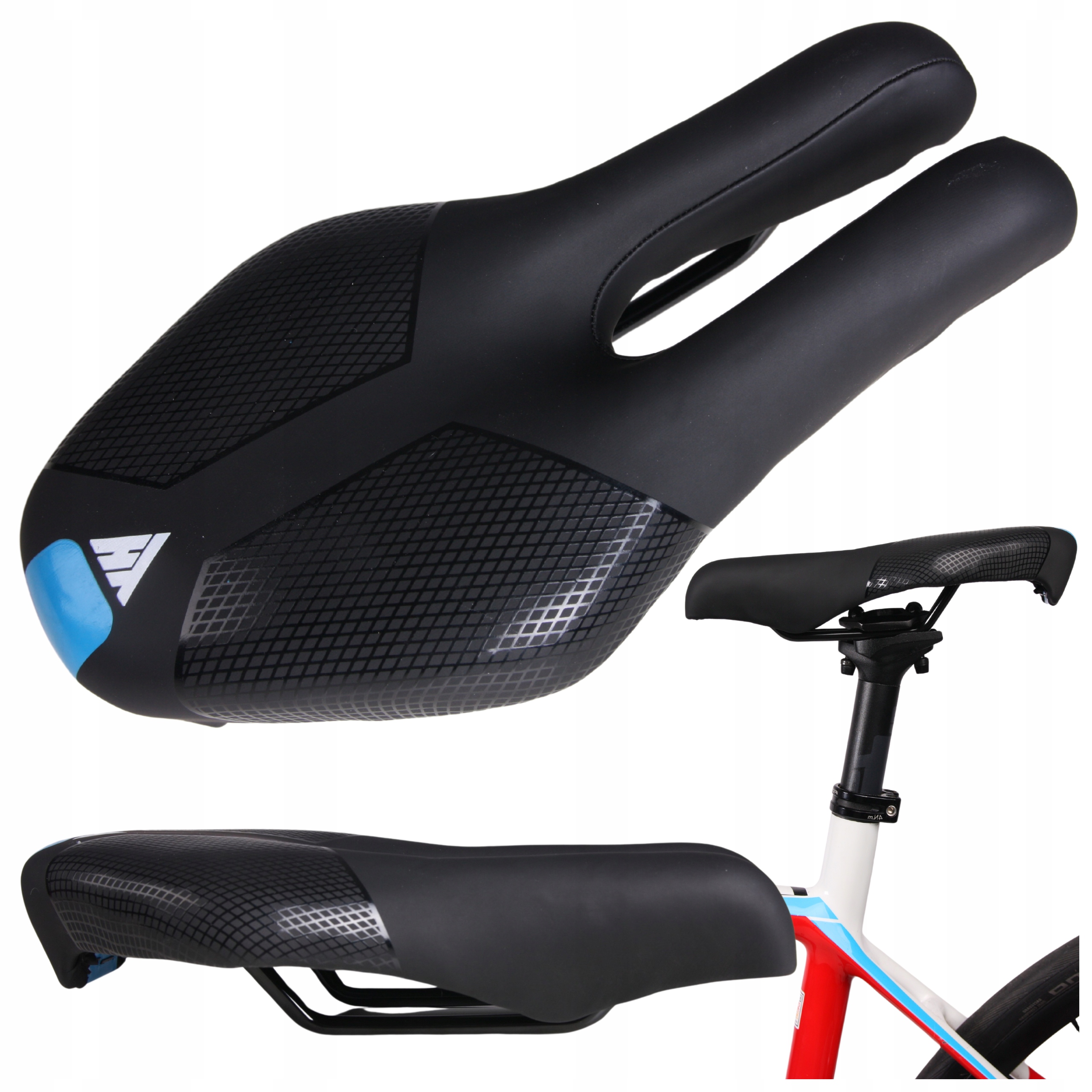 Sedlo na kolo sportovní pěna pohodlné měkké silniční triatlonové sedlo