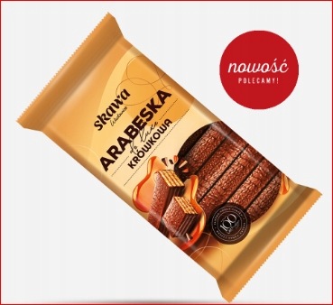 15 Sztuk Skawa Wafelki 190G Arabelka Krówkowa